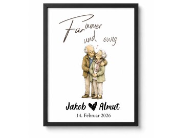Personalized Wedding Gift: "Forever and Always" | PDF Download