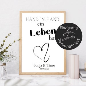 Gift wedding personalized | poster bridal couple wedding gift 2024 | gift wedding picture with saying | digital download