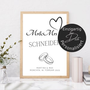personalized wedding gift | poster bridal couple wedding gift 2024 | gift wedding picture with saying | digital download