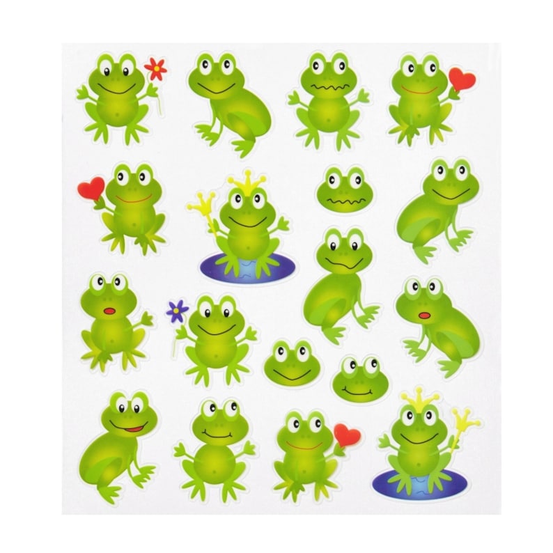 Картинки лягушки наклейки