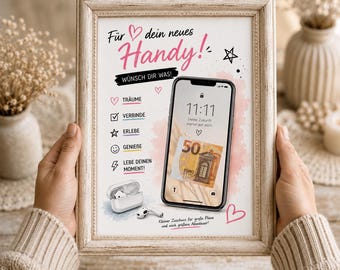 New Phone Money Gift – Printable Smartphone Cash Gift