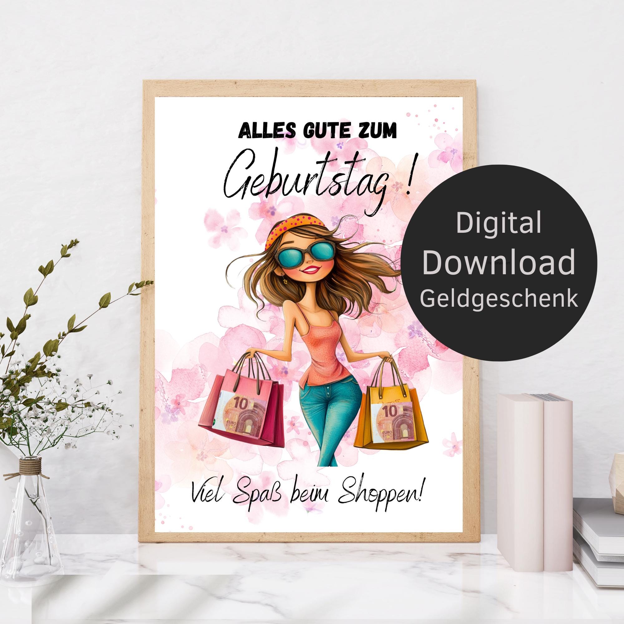 Geldgeschenk shopping