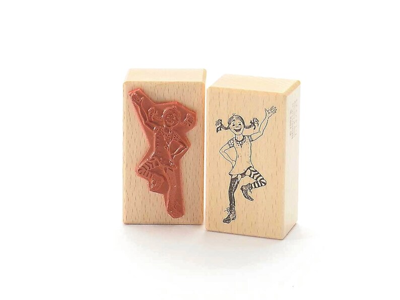 rubber stamp Girl Child