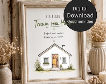 New Home Money Gift – Printable House Fund Gift