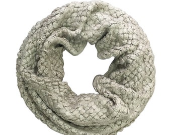 Central Chic Super Soft Comfortable Snood Scarf With Delicate Bobble Detail In 3 Colours