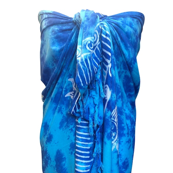 Handgefertigt großer Fair Trade Sarong Schal