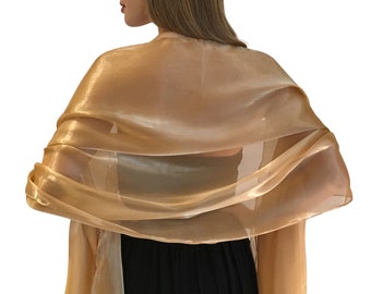 Central Chic Iridescent Wrap Stole Shawl Pashmina For Weddings Parties Brides Bridal Wear Bridesmaids & Evening Wear