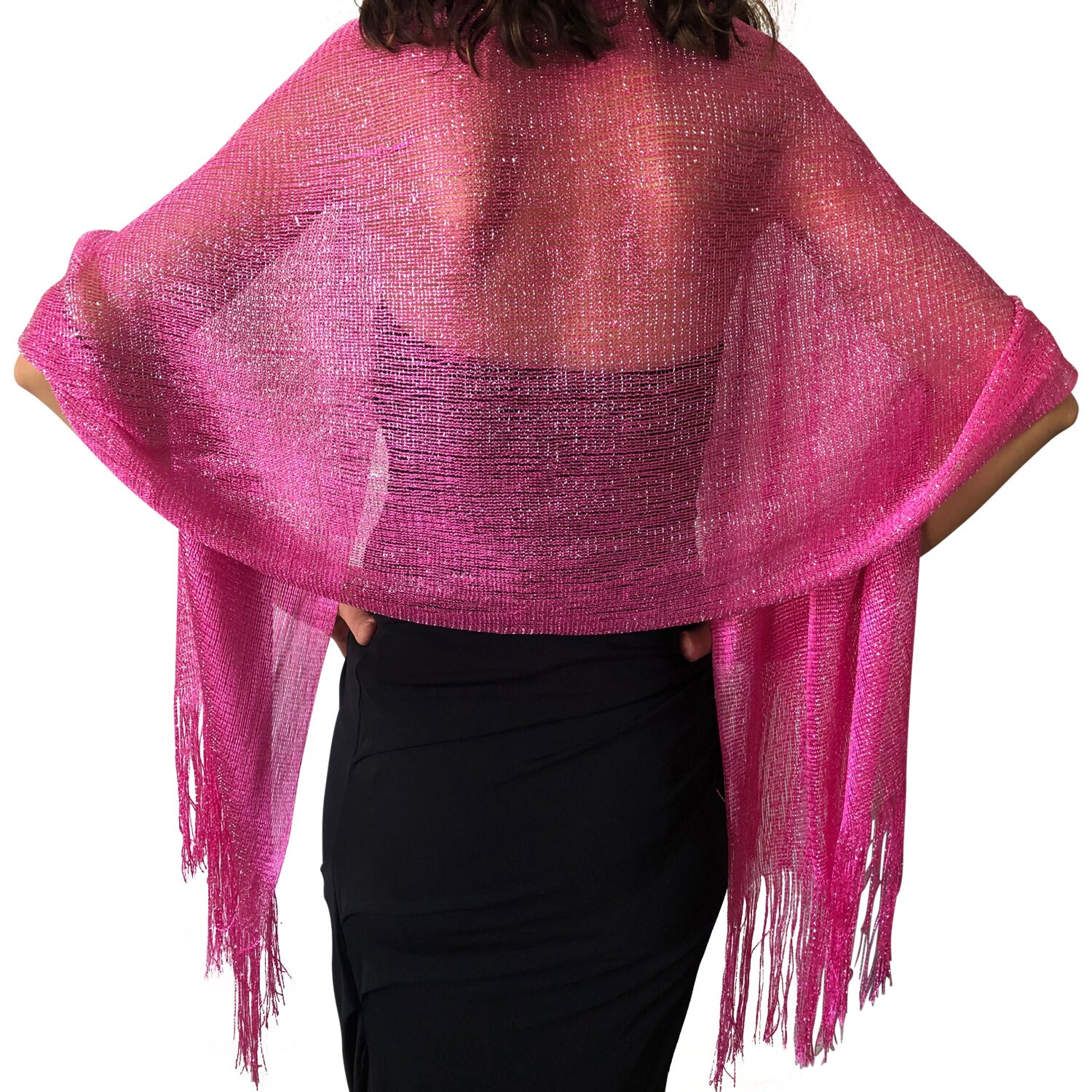Central Chic Womens Shimmer Shawl Sparkly Scarf Wrap Weddings - Etsy UK