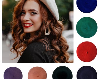 Central Chic Genuine French Berets Mix Wool Hats Winter Autumn Hats