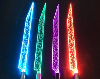 Custom Darksaber Lightsaber Blade BLADE ONLY Custom Darksaber Lightsaber Blade BLADE ONLY
