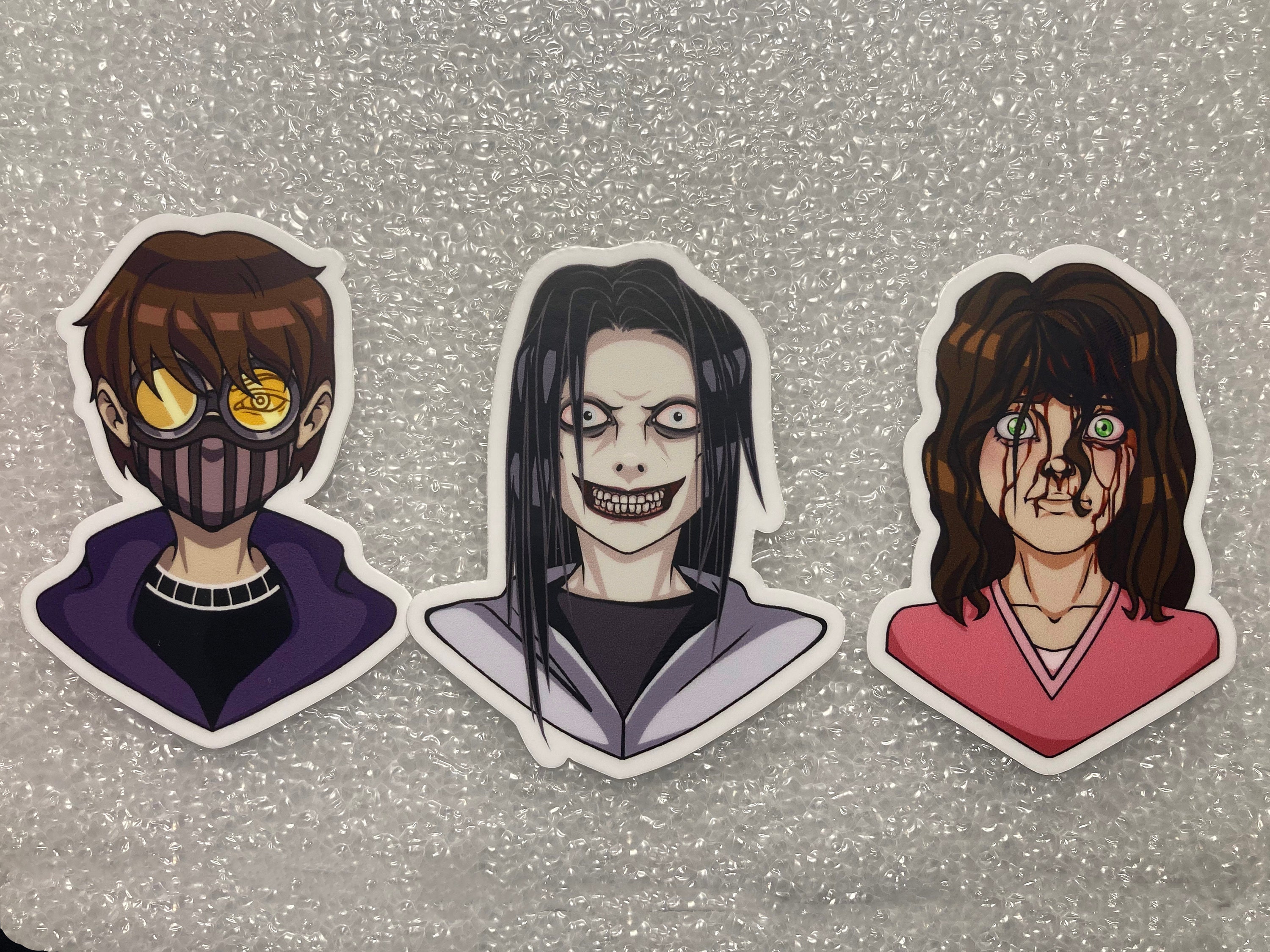 Creepypasta All Characters  Sticker by fantasmahappy