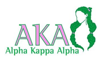 Vector de hermandad: Diseño digital Alpha Kappa Alpha (SVG, PNG)