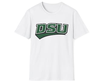 Koszulka z logo DSU Delta State University | Koszulka z grafiką w kolorze zielonym