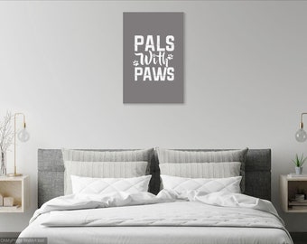 Póster de impresión digital "Amigos con Patas" para colgar en la pared, decoración para el hogar y la oficina