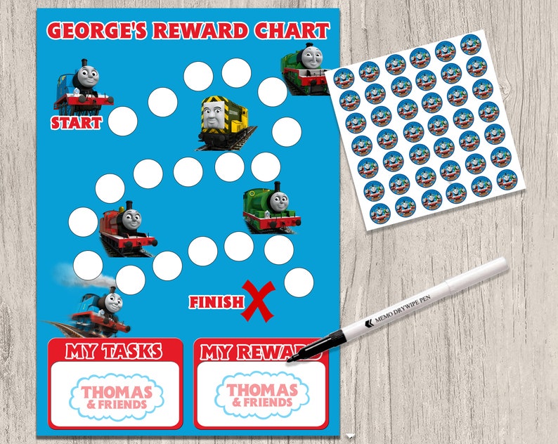 Thomas Toilet Training Chart