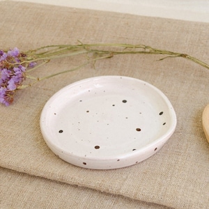 Christmas gift ceramic spoon rest, Housewarming gift, Tea bag holder, New home gift, Gift for mom, Spoon holder, Utensil rest, Candle tray