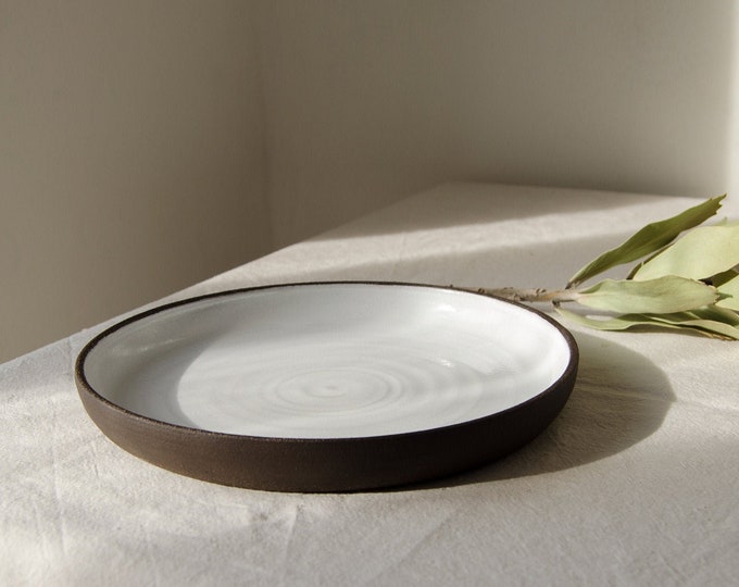 Ceramic plate, Dinner plates, Pottery dinnerware, Housewarming gift, Stoneware pottery plates, Pottery handmade, Stoneware dinnerware