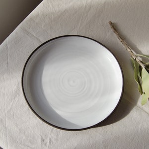 Ceramic plate, Dinner plates, Pottery dinnerware, Housewarming gift, Stoneware pottery plates, Pottery handmade, Stoneware dinnerware image 2