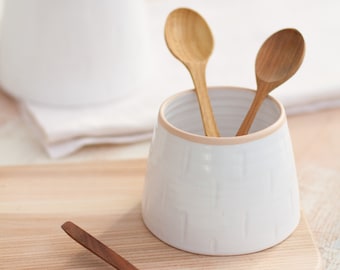 Keramik Küchenutensilien Halter, Einweihungsparty Geschenk, Utensilienhalter, Geschenk für Mama, Neues Zuhause Geschenk, Löffelhalter, Weihnachtsgeschenk