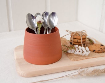 Keramik Küchenutensilien Halter, Einweihungsparty Geschenk, Utensilienhalter, Geschenk für Mama, Neues Zuhause Geschenk, Löffelhalter, Weihnachtsgeschenk