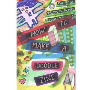 How to make a Doodle Zine - a one page, foldable minizine