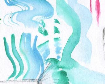 Watercolour Brush Practice – Printable Skill-Building Mini Zine