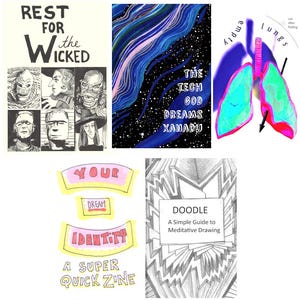 Digital Zine Bundle - 5 mini zines