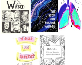 Digital Zine Bundle - 5 mini zines