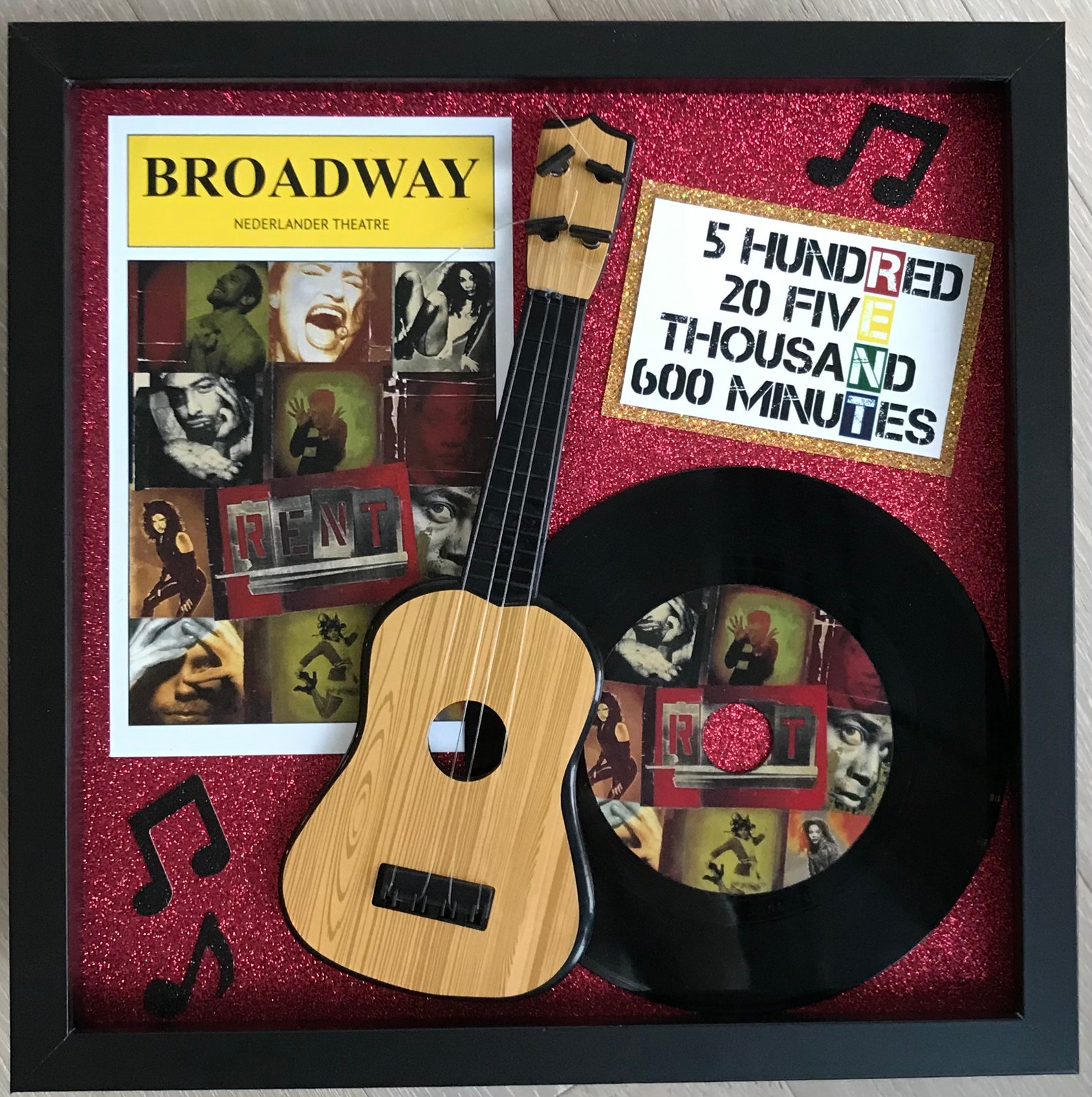 Set of 4 BROADWAY Shadowbox Collage Theatre Memorabilia Etsy