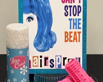 NEW ~ 8-inch BROADWAY Show Centerpiece ~ Sign ~ Miniatures ~ Glitter & Rhinestones ~ Bar Bat Mitzvah, Sweet 16, etc...