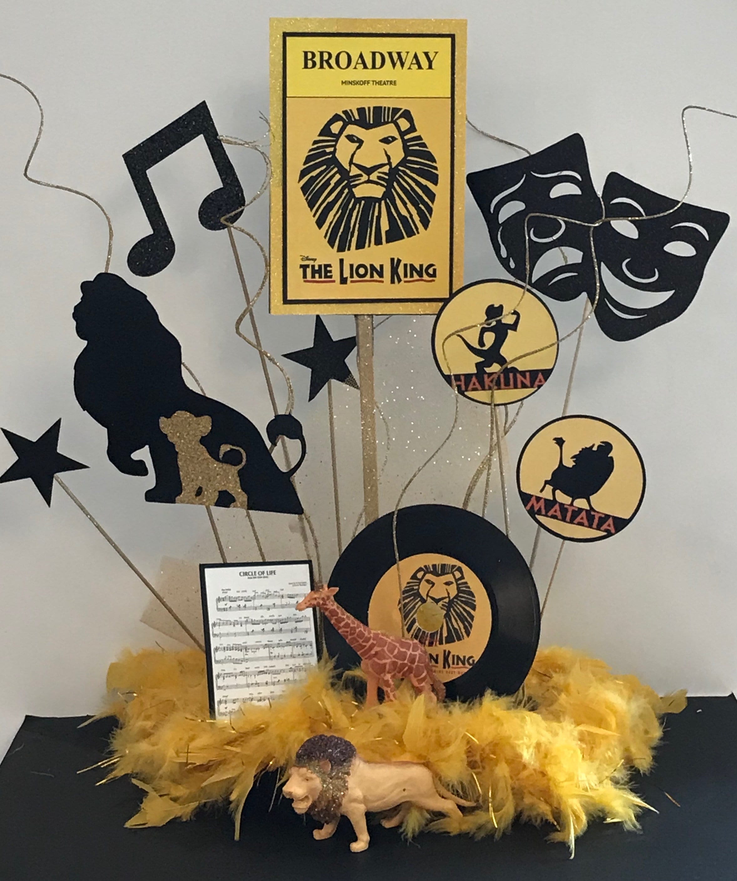 BROADWAY Musical Theatre Centerpiece Party Decoration Etsy