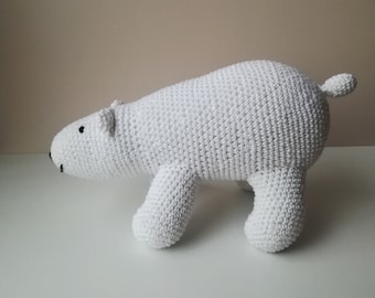 Amigurumi Polar Bear Crochet Pattern: Handmade Toy (PDF Pattern)