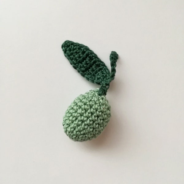 Crochet olive Modèle olive Modèle au crochet Modèle Amigurumi Amigurumi olive Crochet alimentaire PDF modèle au crochet Jouet fait main