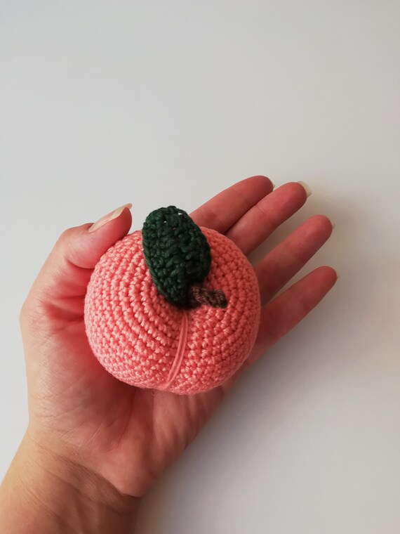 Crochet Peach Peach Pattern Crochet Pattern Amigurumi Pattern