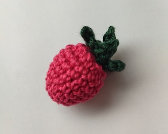 Häkelanleitung Himbeer: Amigurumi Food Toy (PDF-Häkelanleitung)