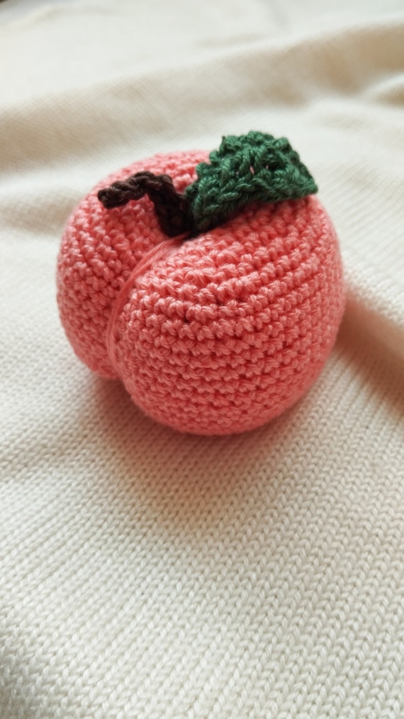 Crochet Peach Peach Pattern Crochet Pattern Amigurumi Pattern