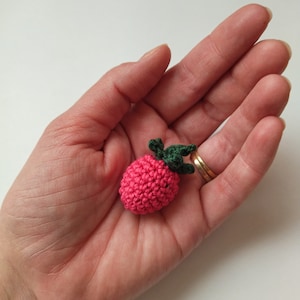 Crochet Raspberry Raspberry Pattern Crochet Pattern Amigurumi - Etsy