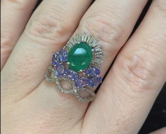 Gioielli Di Lusso Di Pietra Principale Tanzanite | Acquisti Online Su