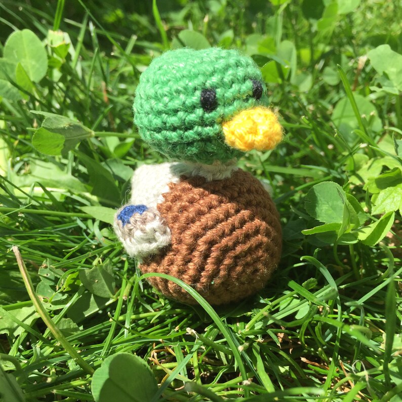 Male Duck & Rubber Duck Amigurumi Crochet Pattern Etsy