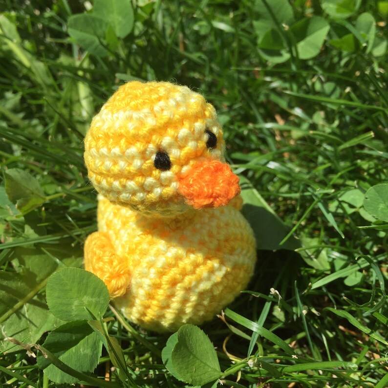 Male Duck & Rubber Duck Amigurumi Crochet Pattern Etsy