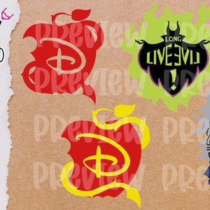 Evie Mal Evils Sons Inspired SVG cut file/Ai, Pdf, Eps, Png /INSTANT DOWNLOAD/ Digital File / Vector