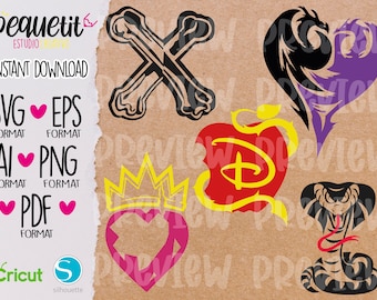 Descendants Svg Etsy