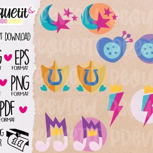 New Cutie Pony Marks svg/Ai/pdf/eps/png/vynil cut/Digital cut file /INSTANT DOWNLOAD