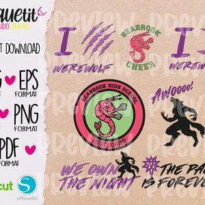 Werewolf Zombies SVG, Ai, Eps, Pdf, Png / Digital Cut file / Silhuoette Cameo, Cricut / INSTANT DOWNLOAD