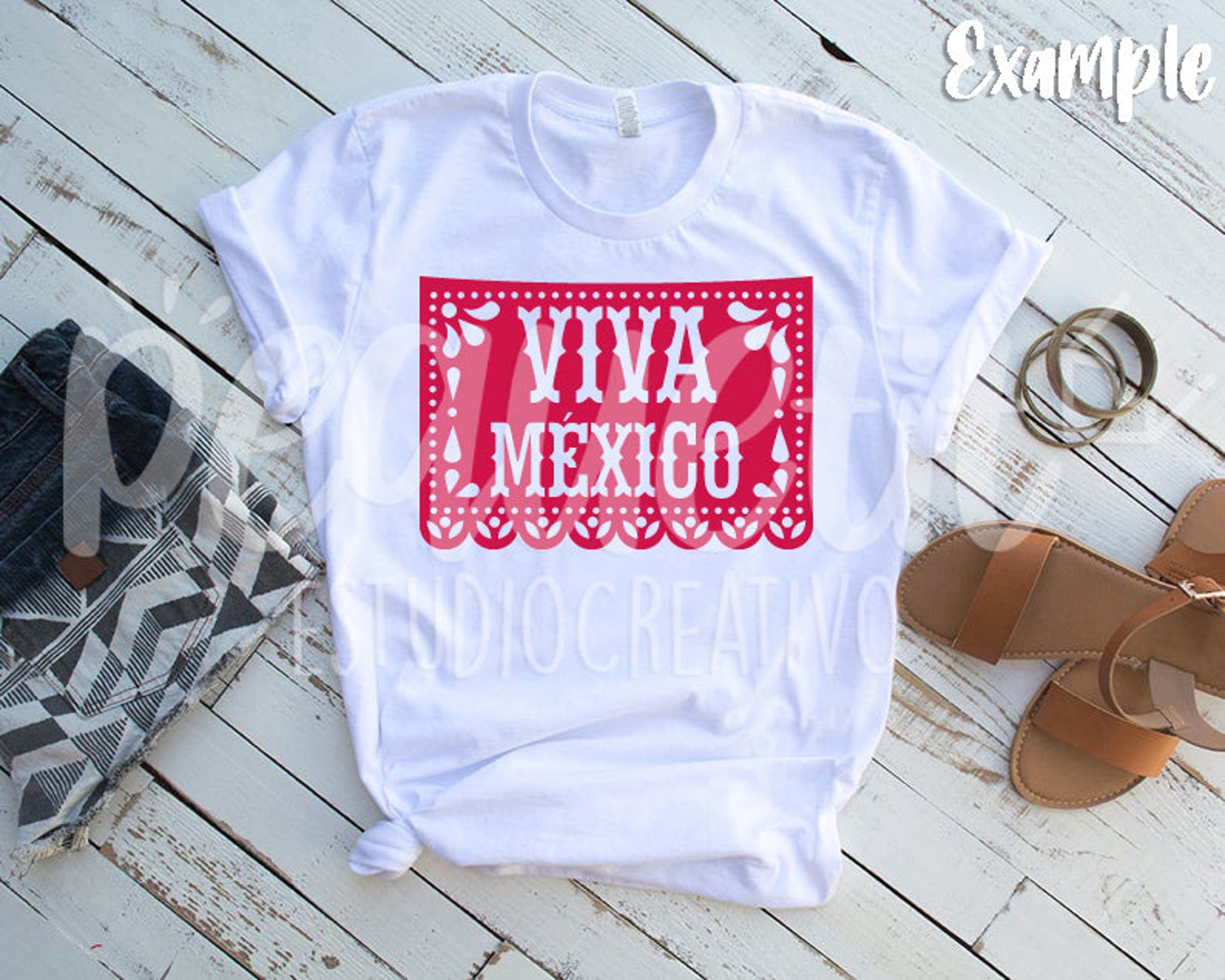 Mexico Papel Picado Viva Mexico SVG Eps Ai Png Pdf - Etsy España