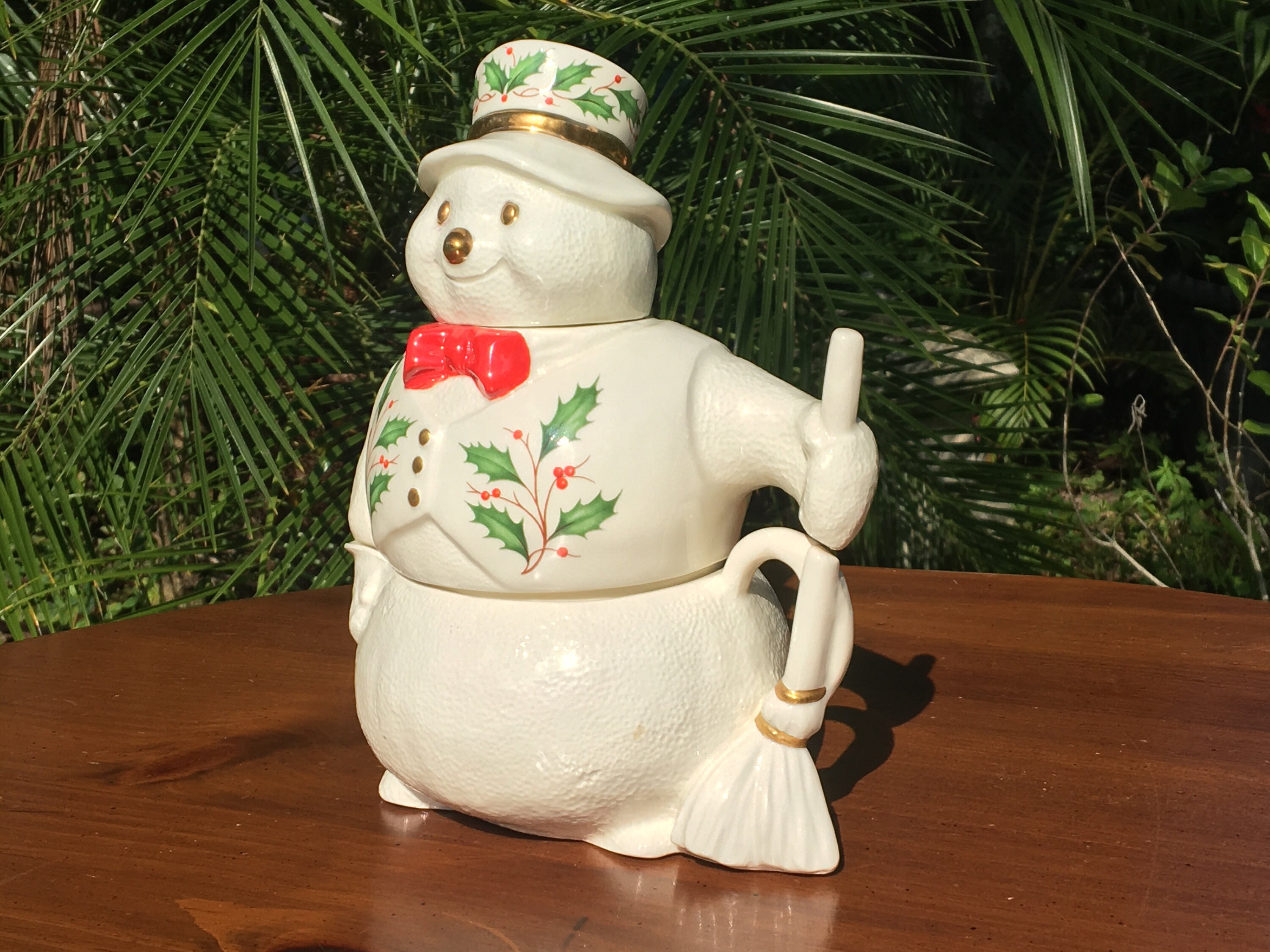 Lenox Holiday Figural Stacking Snowman Creamer and Sugar Set Etsy