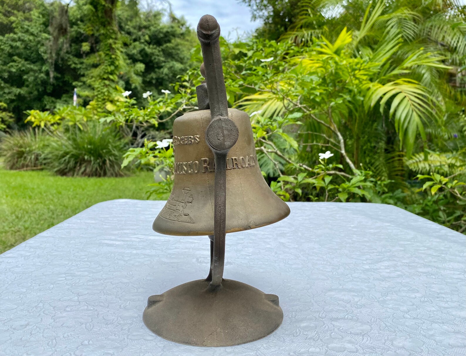Commemorative Cast Brass Railroad Bell by Artis Orbis 645 / Etsy