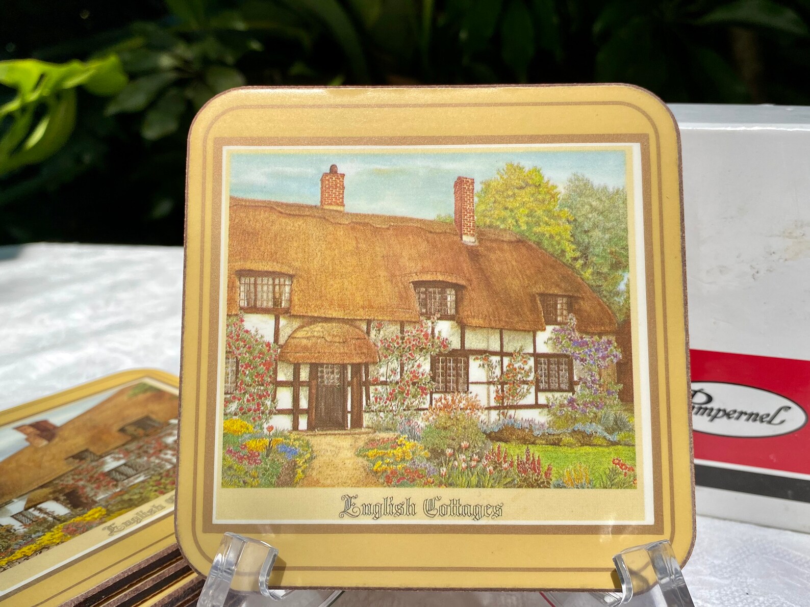 Pimpernel English Cottages Vintage Coasters Set of Six Etsy