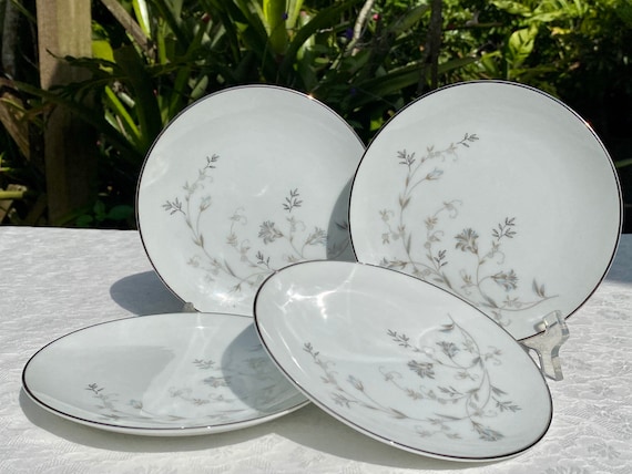 【Noritake】フローラルエンブレイスボウル16cm5枚 Vintage Noritake Progression Flower Time Japan Dinnerware SOLD BY