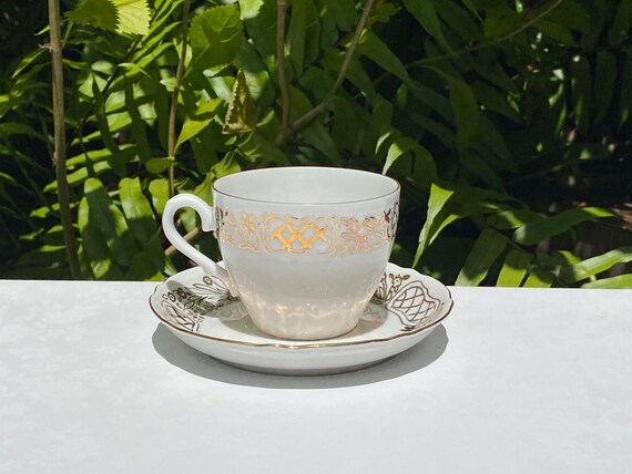 Vintage Schumann Arzberg Bavaria Small Cup and Saucer 4 Ounce - Etsy